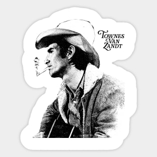 Townes Van Zandt Sticker